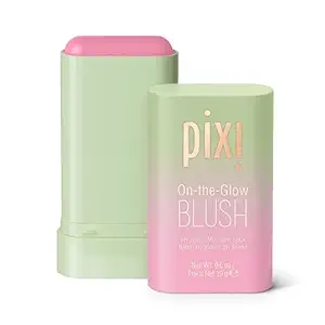 Pixi On-the-Glow Blush - CheekTone, pH Reactive Hydrating Tinted Moisture Blush Stick with Ginseng, Aloe Vera & Fruit Extracts, For Cheeks & Lips, 19g / 0.6oz, Paraben-Free